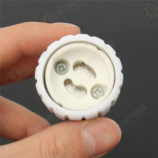 MR16/GU5.3 To GU10 Light Bulb Base Socket Lamp Adapter Converter Holder AC100-240V