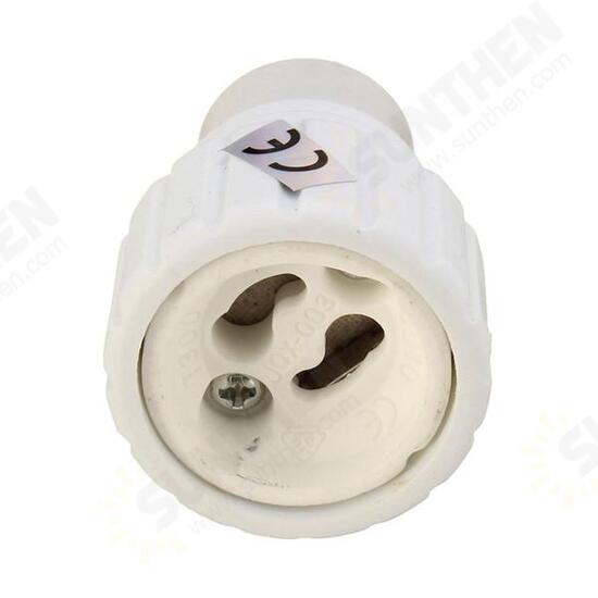 MR16/GU5.3 To GU10 Light Bulb Base Socket Lamp Adapter Converter Holder AC100-240V MR16/GU5.3 To GU10 Light Bulb Base Socket Lamp Adapter Converter Holder AC100-240V