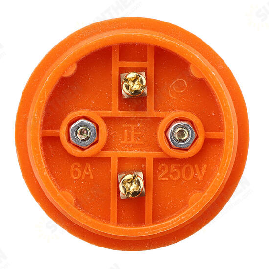 Orange Suspended Lamp Holder E27 Screw Socket Light Bulb Adapter AC250V