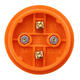 Orange Suspended Lamp Holder E27 Screw Socket Light Bulb Adapter AC250V