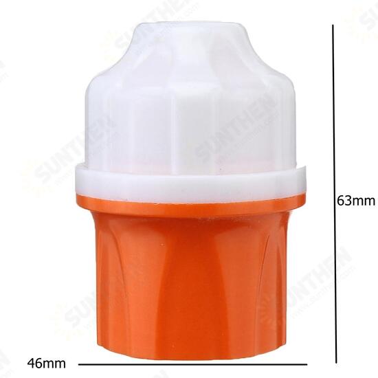 Orange Suspended Lamp Holder E27 Screw Socket Light Bulb Adapter AC250V