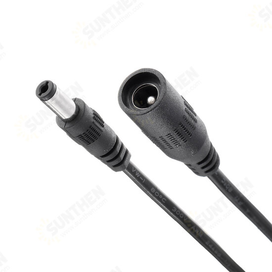 5.5x2.1mm DC Power Extension Cable Cord Wire For Lower 75W Device 1/2/3/5/10M