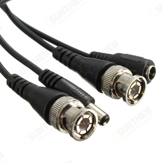 65Ft 20M Security Camera Cable Video Power Extension Wire CCTV DVR BNC RCA Cord