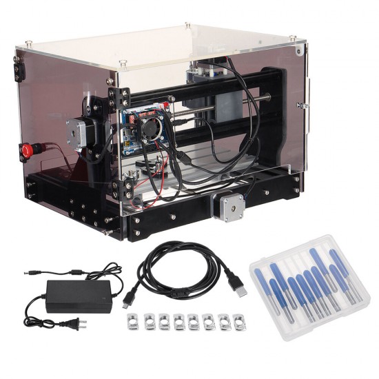 3018 Pro-s 3 Axis Mini DIY CNC Router Milling Engraver Machine Wood Working Engraving Cutting