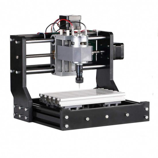 Upgrade Version 1810 GRBL Control Mini DIY CNC Router Standard Spindle Motor Wood Laser Engraving Machine Spindle Motor PCB PVC Milling Engraver Wood Router Engraver