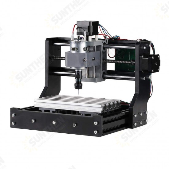 Upgrade Version 1810 GRBL Control Mini DIY CNC Router Standard Spindle Motor Wood Laser Engraving Machine Spindle Motor PCB PVC Milling Engraver Wood Router Engraver