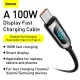 [10 Pack]100W LED Display Type-C to Type-C Power Delivery Cable E-mark Chip Fast Charging Data Transfer Cable for Samsung Huawei OnePlus iPad MacBook