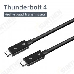 100W PD Type-C 40Gbps 1.5M 0.8M Thunderbolt4 to Thunderbolt4 Fast Charging Cable for Laptop Computer 100W PD Type-C 40Gbps 1.5M 0.8M Thunderbolt4 to Thunderbolt4 Fast Charging Cable for Laptop Computer