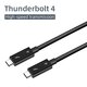 100W PD Type-C 40Gbps 1.5M 0.8M Thunderbolt4 to Thunderbolt4 Fast Charging Cable for Laptop Computer