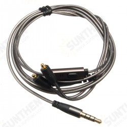 1.28M Replacement Audio Cord Cable with Mic for Shure SE215 315 535 846 UE900 Headphone 1.28M Replacement Audio Cord Cable with Mic for Shure SE215 315 535 846 UE900 Headphone