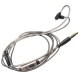 1.28M Replacement Audio Cord Cable with Mic for Shure SE215 315 535 846 UE900 Headphone