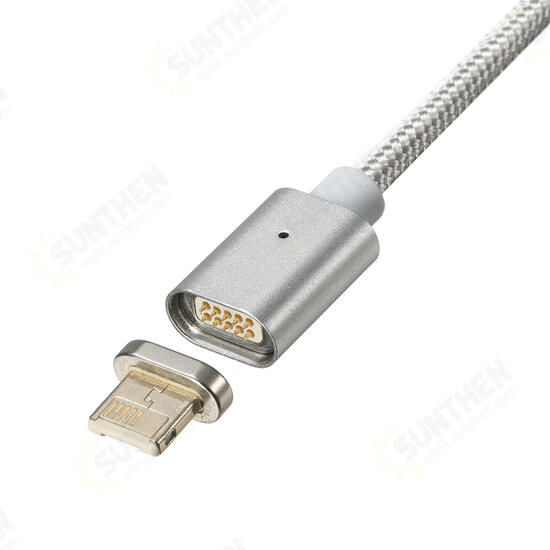 2 in 1 Ligthing Micro Magnetic Charging Data Cable For iphone X 8/8Plus Samsung S8 Xiaomi Redmi Note