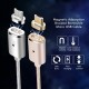 [2Pcs] Magnetic USB to Micro USB Cable Fast Charging Data Transmission Cord Line 1m long For Samsung For Xiaom
