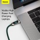 [4 Pack]100W LED Display Type-C to Type-C Power Delivery Cable E-mark Chip Fast Charging Data Transfer Cable for Samsung Huawei OnePlus iPad MacBook