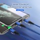 [4 Pack]AN24 3in1 Data Cable QC3.0 Fast Charging Data Line For iPhone 12 XS 11Pro for Samsung Huawei Mate40 P50 OnePlus 9 Pro