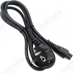 1.5m 5ft IEC320 C5 C13 Cloverleaf Lead to EU 2 Pin AC EU Plug Power Cable Schuko CEE7 Power Cord PC Monitor 1.5m 5ft IEC320 C5 C13 Cloverleaf Lead to EU 2 Pin AC EU Plug Power Cable Schuko CEE7 Power Cord PC Monitor