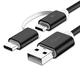 2 in 1 Type C Micro USB Nylon Braided Data Charging Cable USB 2.0 for 6 Oneplus S8 S7