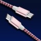 2.1A Type C Micro USB Fast Charging Data Cable For Huawei P30 Pro Mate 30 P40 Mi10 K30 5G
