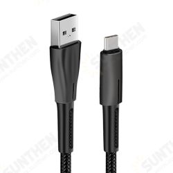 2.4A LED Smart Chip Fast Charging USB Type-C Micro USB Data Cable for Samsung S10 HUAWEI K30 LG 2.4A LED Smart Chip Fast Charging USB Type-C Micro USB Data Cable for Samsung S10 HUAWEI K30 LG