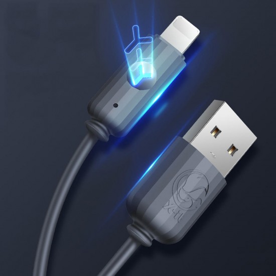 2.4A Type C LED Indicator Fast Charging Data Cable For HUAWEI P30 Mate20 Mate20X Oneplus 7 XIAOMI MI9 S10 S10+