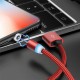 2.4A Type C Micro USB LED Indicator Fast Charging Data Cable For Huawei P30 Pro Mate 30 Mi9 9Pro 7A 6Pro OUKITEL Y4800