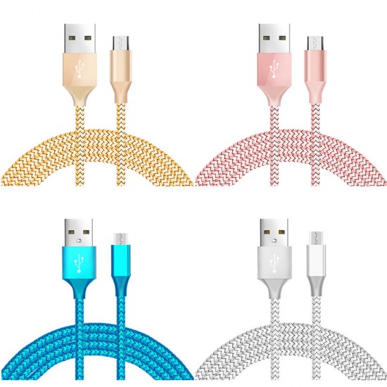 2.5A Type C Micro USB Fast Charging Data Cable For Huawei P30 Pro Mate 30 Mi9 9Pro Note 5 Pro 7A Oneplus 6Pro 7T