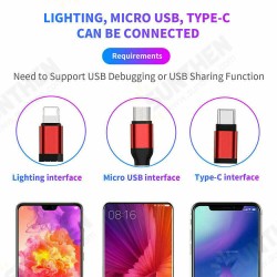 3-in-1 Apple/Android/Type-C to HDMI High-definition On-screen Cable Mobile Phone Adapter Cable 3-in-1 Apple/Android/Type-C to HDMI High-definition On-screen Cable Mobile Phone Adapter Cable