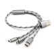 30cm 3 in 1 Cable for iPhone 11 11 Pro Max Armor 11 Xiaomi Mi9 Mi10