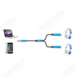 3.5mm One Point Two Audio Cable One Drag Two Headphone Cable 3.5mm One Point Two Audio Cable One Drag Two Headphone Cable