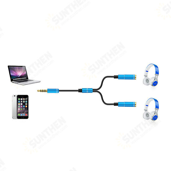 3.5mm One Point Two Audio Cable One Drag Two Headphone Cable