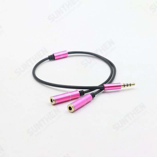 3.5mm One Point Two Audio Cable One Drag Two Headphone Cable