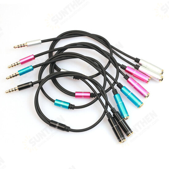 3.5mm One Point Two Audio Cable One Drag Two Headphone Cable