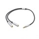 3.5mm One Point Two Audio Cable One Drag Two Headphone Cable