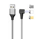 3A Magnetic Data Cable 3 in 1 Type C Micro USB Fast Charging Cable For Mi10 9Pro K30 Huawei P30 P40 Pro