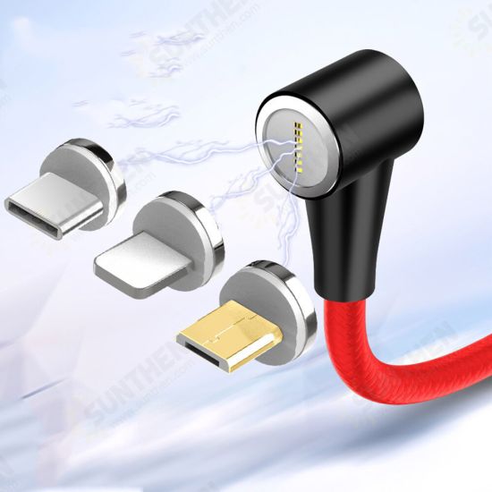 3A Magnetic Data Cable 3 in 1 Type C Micro USB Fast Charging Cable For Mi10 9Pro K30 Huawei P30 P40 Pro