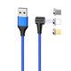 3A Magnetic Data Cable 3 in 1 Type C Micro USB Fast Charging Cable For Mi10 9Pro K30 Huawei P30 P40 Pro