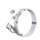 3A Magnetic Easy-Coil Supercalla Micro USB/ Type-C Charging Data Cable for Samsung Galaxy Note S20 ultra Huawei Oneplus 8 Pro Huawei Mate40