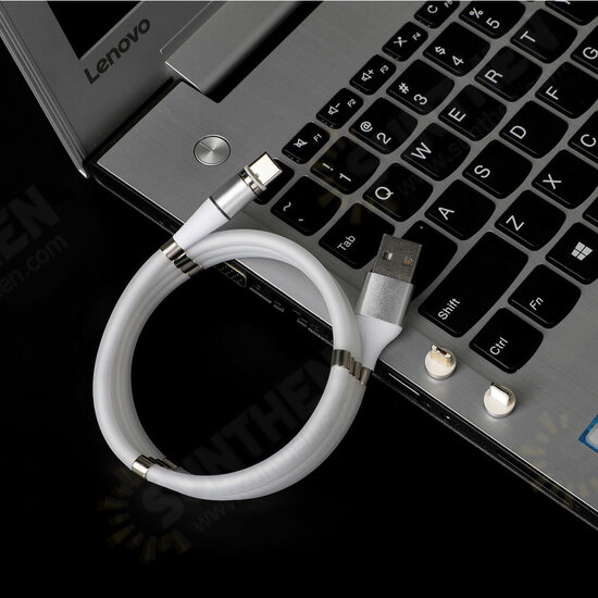 3A Magnetic Easy-Coil Supercalla Micro USB/ Type-C Charging Data Cable for Samsung Galaxy Note S20 ultra Huawei Oneplus 8 Pro Huawei Mate40