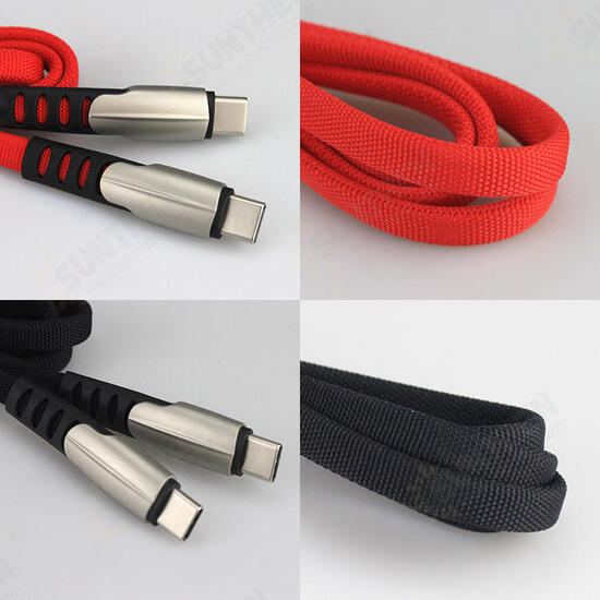 3A Type C To Type C Intelligent Fast Charging Data Cable For Huawei P30 Mate 20Pro Mi9 S10+ Note10