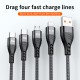 4 in 1 Fast Cable Type-c 6A Lighting 2.4A Cable Fast Charging for iPhone Xiaomi Huawei