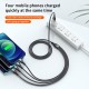 4 in 1 Fast Cable Type-c 6A Lighting 2.4A Cable Fast Charging for iPhone Xiaomi Huawei