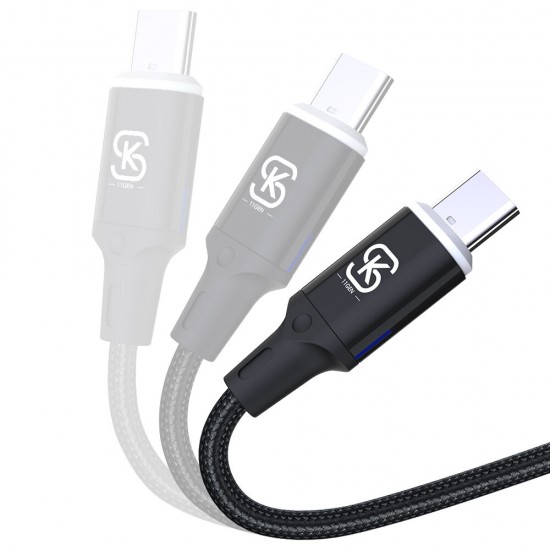 5A Magnetic Super Charging Type-C Micro USB Data Cable for Samsung S20 Huawei Matebook Notebook LG