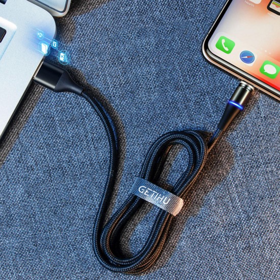 5A Type C Micro USB Magnetic Fast Charging Data Cable For Huawei P30 Pro Mate 30 Mi9 9Pro S10+ Note10