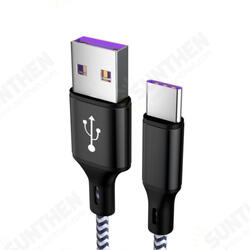 5A Type C Nylon Braided Fasting Charging Data Cable For Mi8 Mi9 HUAWEI P20 P30 S9 Note S10 S10+ 5A Type C Nylon Braided Fasting Charging Data Cable For Mi8 Mi9 HUAWEI P20 P30 S9 Note S10 S10+