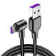 5A Type-C Super Fast Charging Elbow Data Cable For Huawei P30 Mate 30 9 Pro S10+ Note10 5A Type-C Super Fast Charging Elbow Data Cable For Huawei P30 Mate 30 9 Pro S10+ Note10