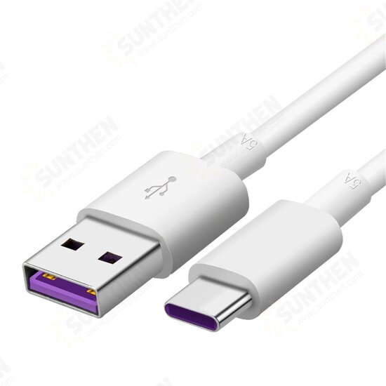 5A USB Type C Data Cable Fast Charging Line For Huawei P30 P40 Pro MI10 Note 9S Oneplus 8Pro