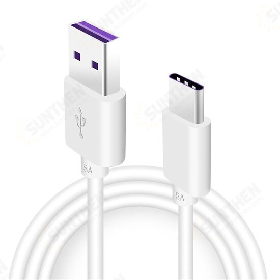 5A USB Type C Data Cable Fast Charging Line For Huawei P30 P40 Pro MI10 Note 9S Oneplus 8Pro