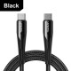 60W USB-C to USB-C Cable PD3.0 Power Delivery Fast Charging Data Transmission Cord Line 0.5m/1m/2m long For Samsung Galaxy Z Fllp3 5G For Xiaomi Mi12