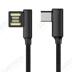 90 Degree Reversible 2.4A Type C Fast Charging Data Cable For Oneplus 5t Xiaomi 6 Mi A1 S8 90 Degree Reversible 2.4A Type C Fast Charging Data Cable For Oneplus 5t Xiaomi 6 Mi A1 S8