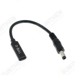 Cable Adapter PD Fast Charging Line Type-C to 5.5x2.1 Transfer Cable USB-C Multi-function Power Wire Cable Adapter PD Fast Charging Line Type-C to 5.5x2.1 Transfer Cable USB-C Multi-function Power Wire